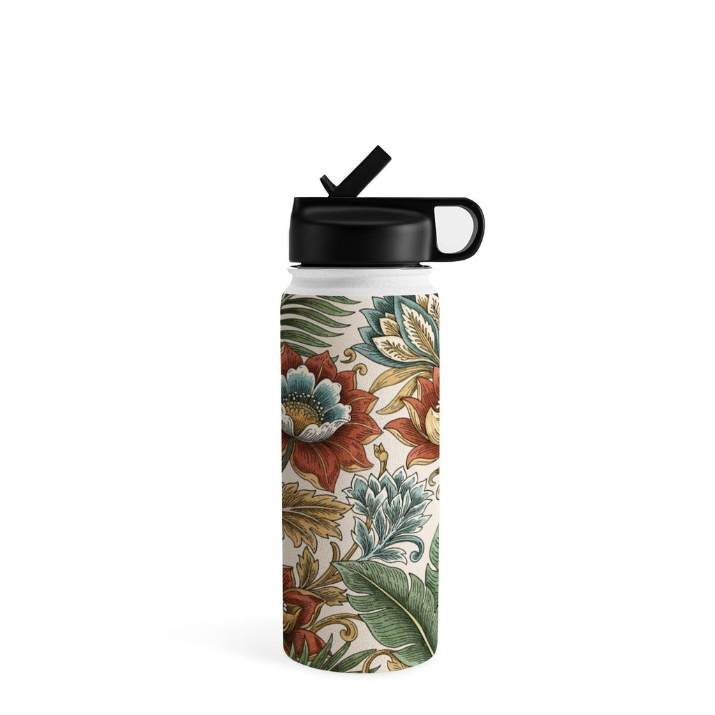 Marta Barragan Camarasa Retro Jungle Garden Water Bottle