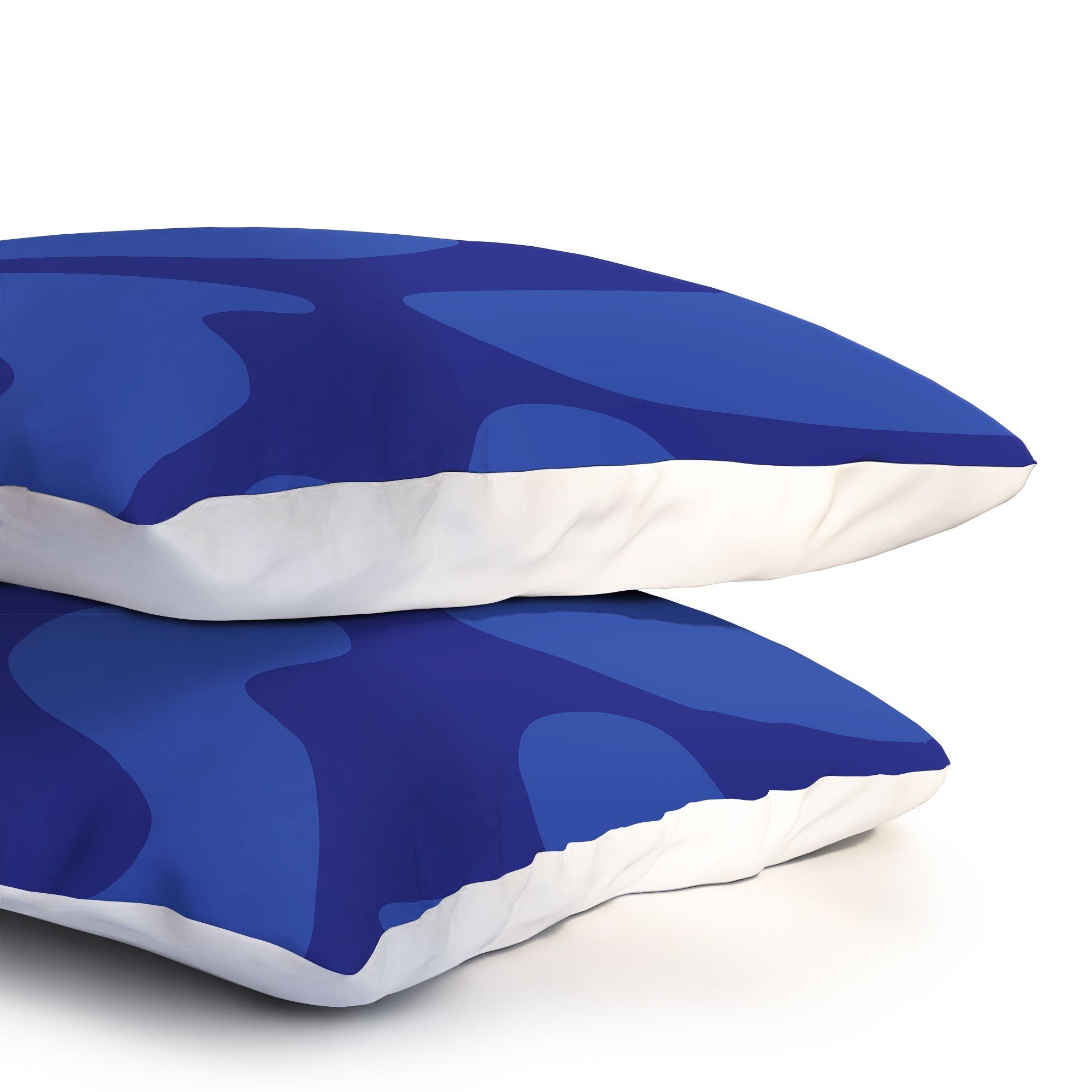 Camilla Foss Blue Pebble Pillow Shams