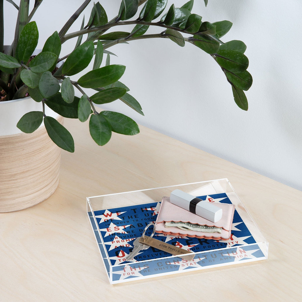 DENY Designs Starred Preamble Acrylic Tray