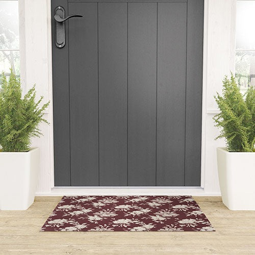 Marta Barragan Camarasa Antique Petal Romance Welcome Mat