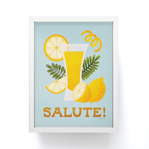 Jessica Molina Limoncello Cocktail Framed Mini Art Print