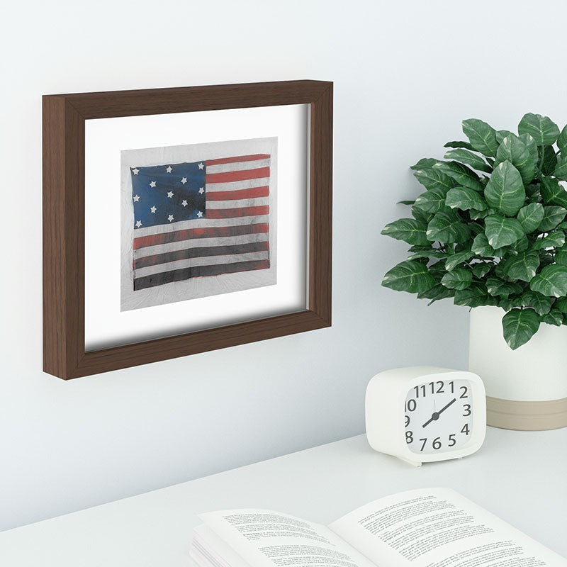 DENY Designs Flag Attributed to Elizabeth Schuyler Hamilton Recessed Framing Rectangle