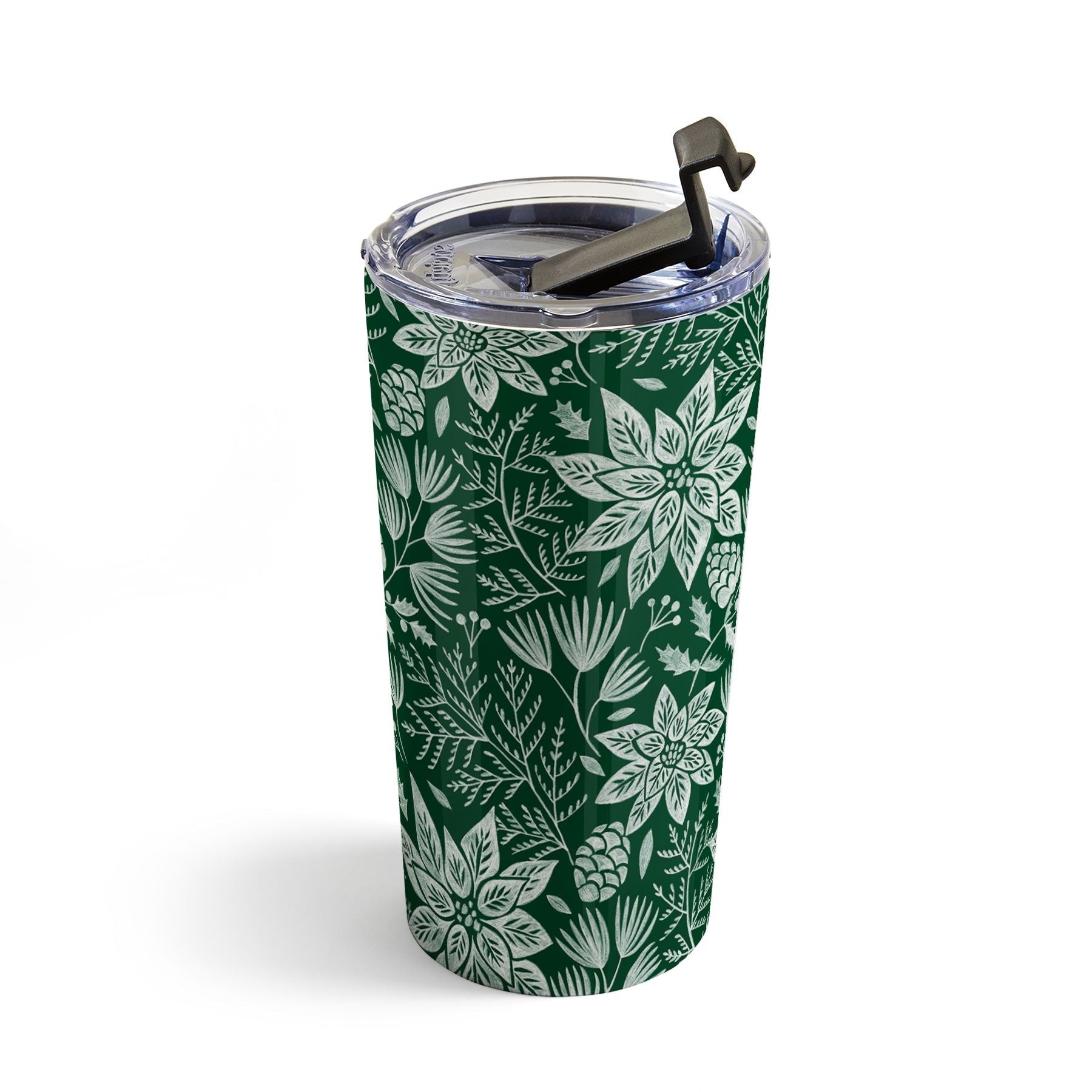 Pimlada Phuapradit Christmas Poinsettia Travel Mug