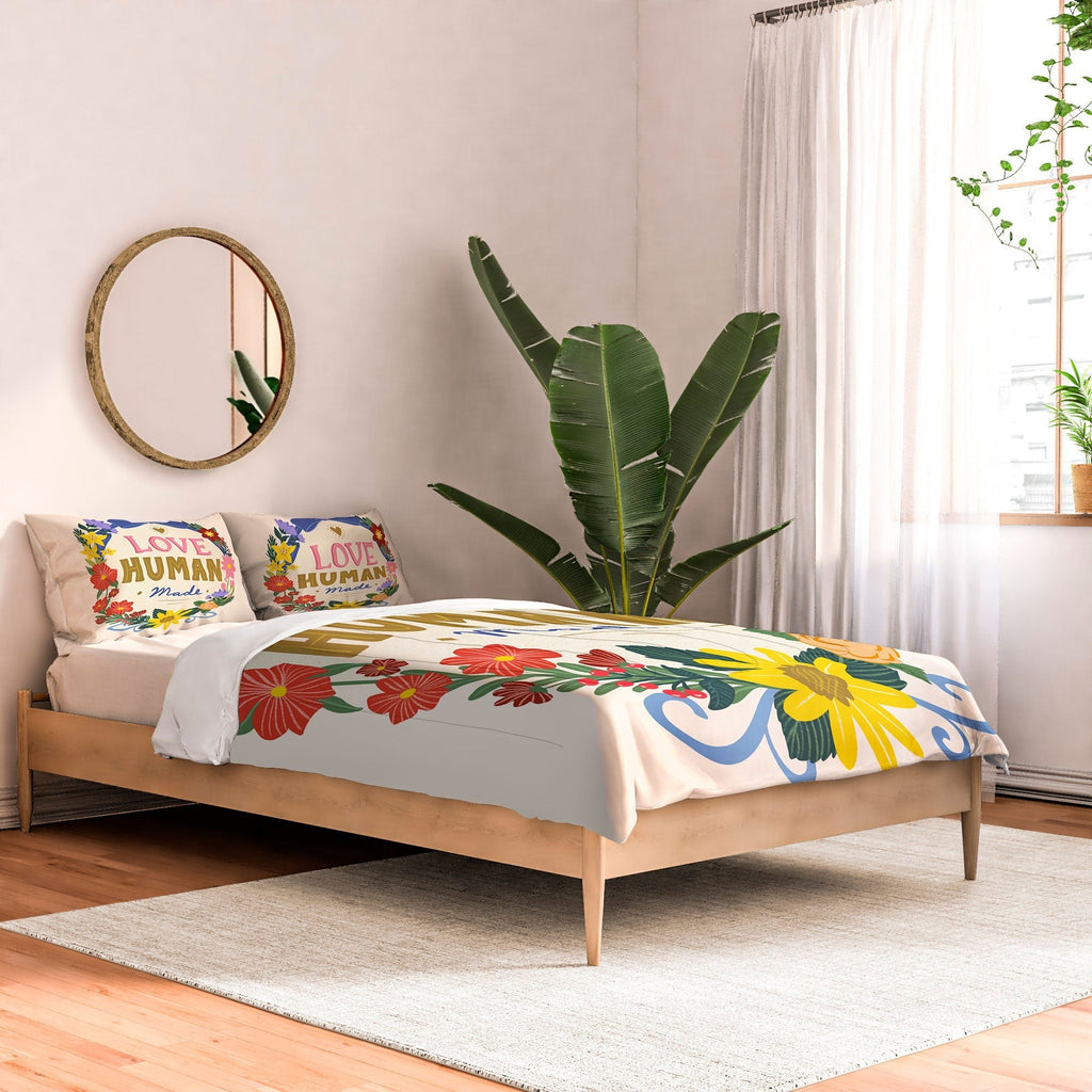 Design by Spark Love Human Made Floral Wreath Comforter