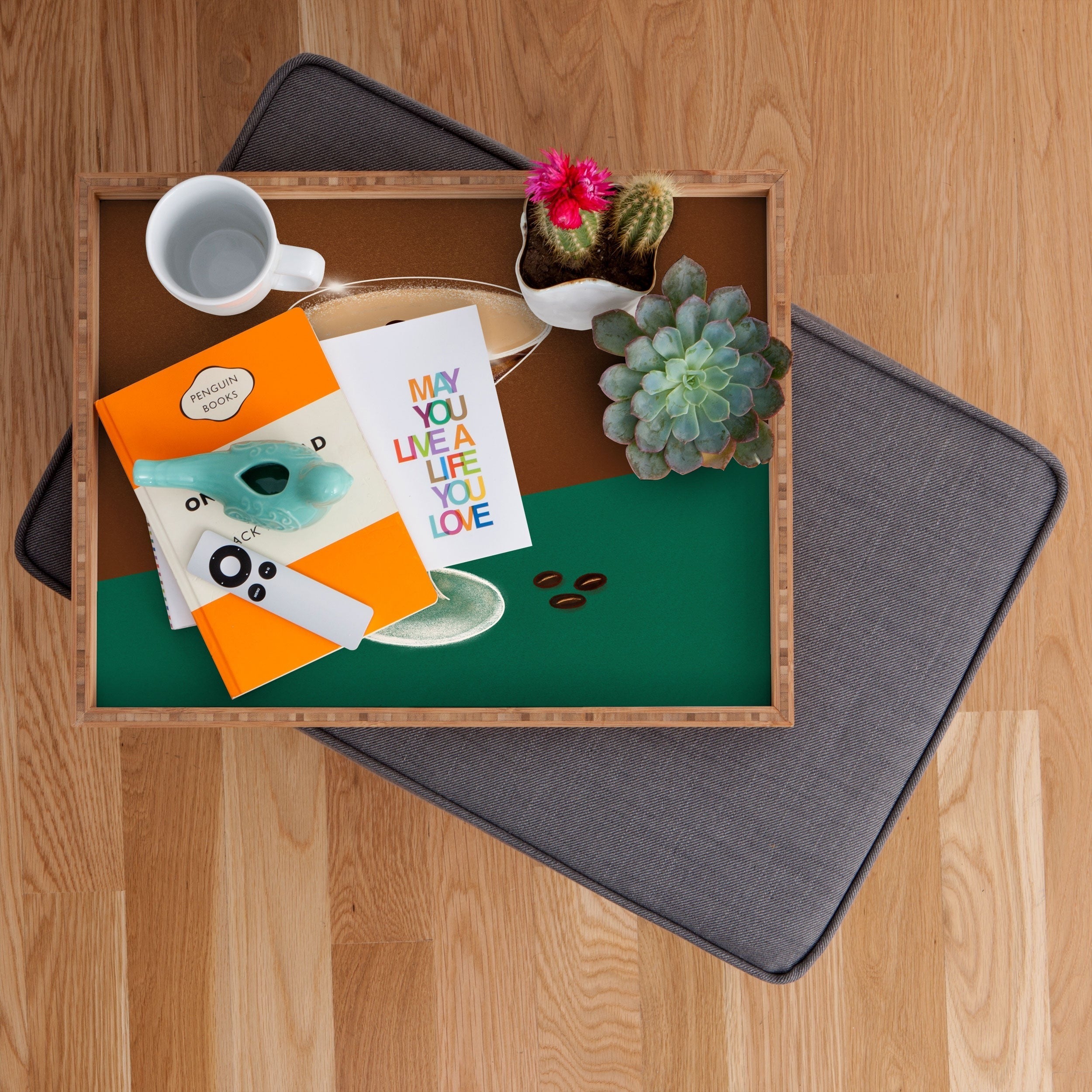 Design by Spark Expresso Martini Coffee Beans Rectangular Tray