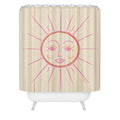Little Om Celestial Sun cream Shower Curtain