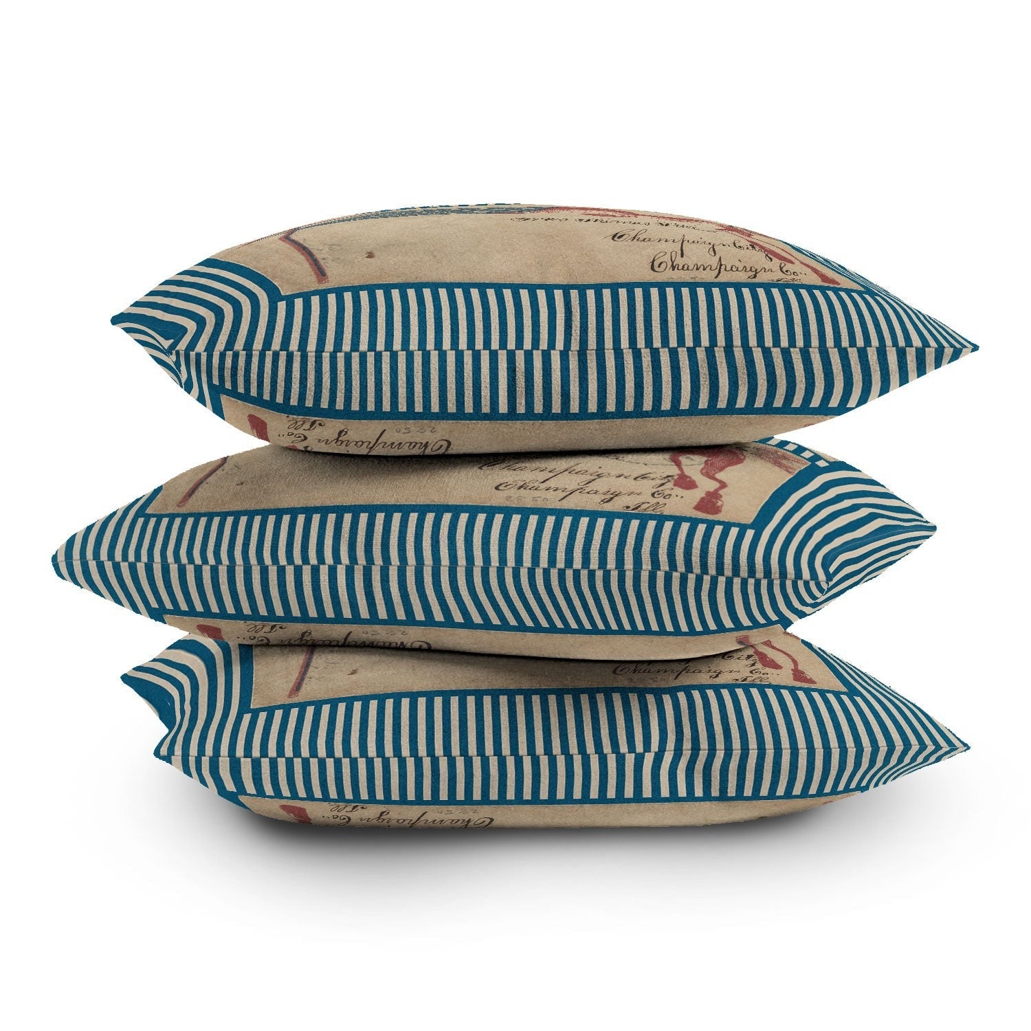 DENY Designs Civil War Envelopes Outdoor Throw Pillow