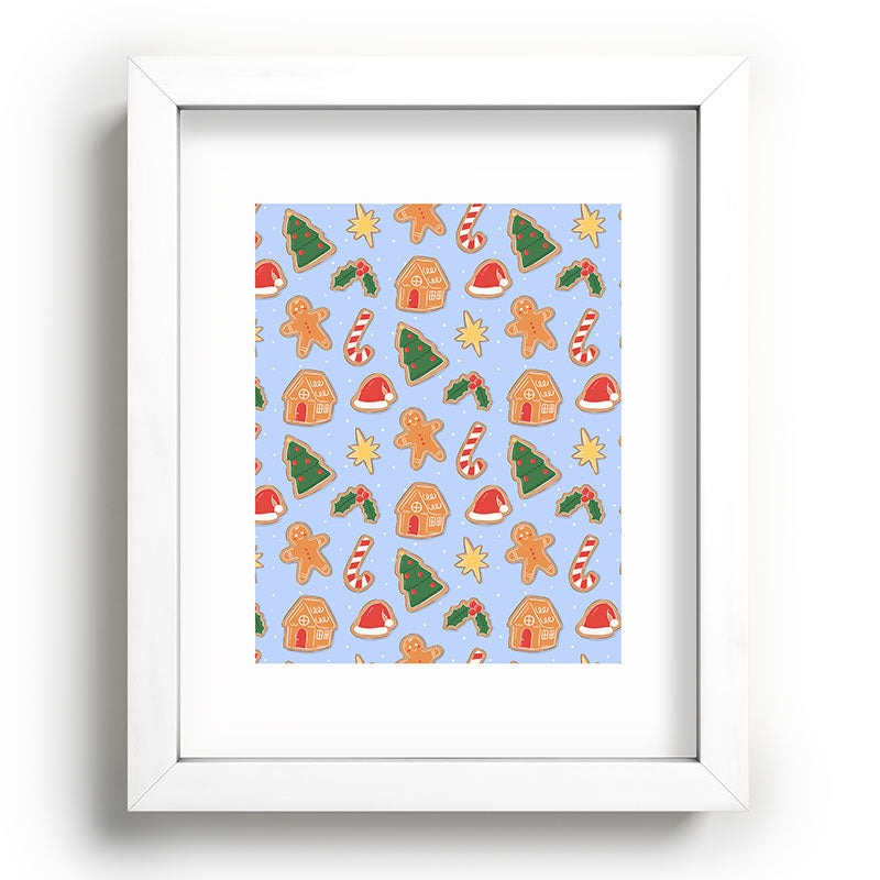 Love_Ryming Christmas Cookies Recessed Framing Rectangle