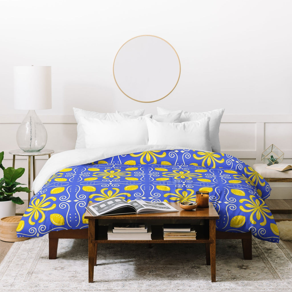 Design by Spark Dolce Vita Lemon Tile Duvet Cover