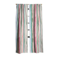 Ninola Design Botanic Retreat Watercolor Stripes Green Orange Red Blackout Non Repeat