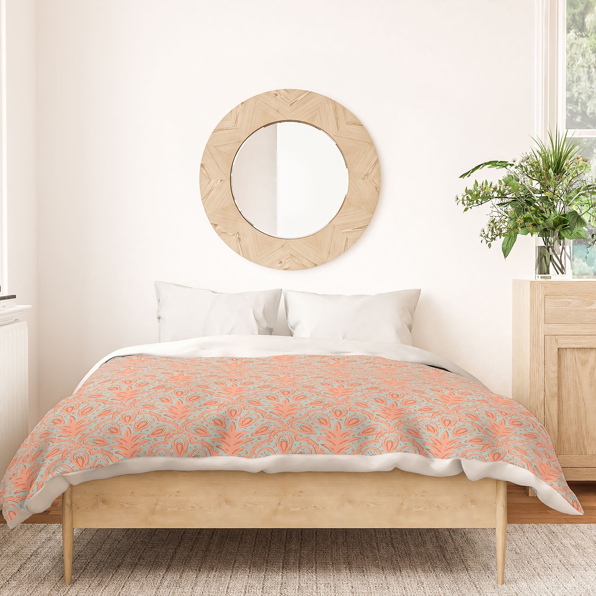 CoastL Studio Palm Scallop Duvet Cover