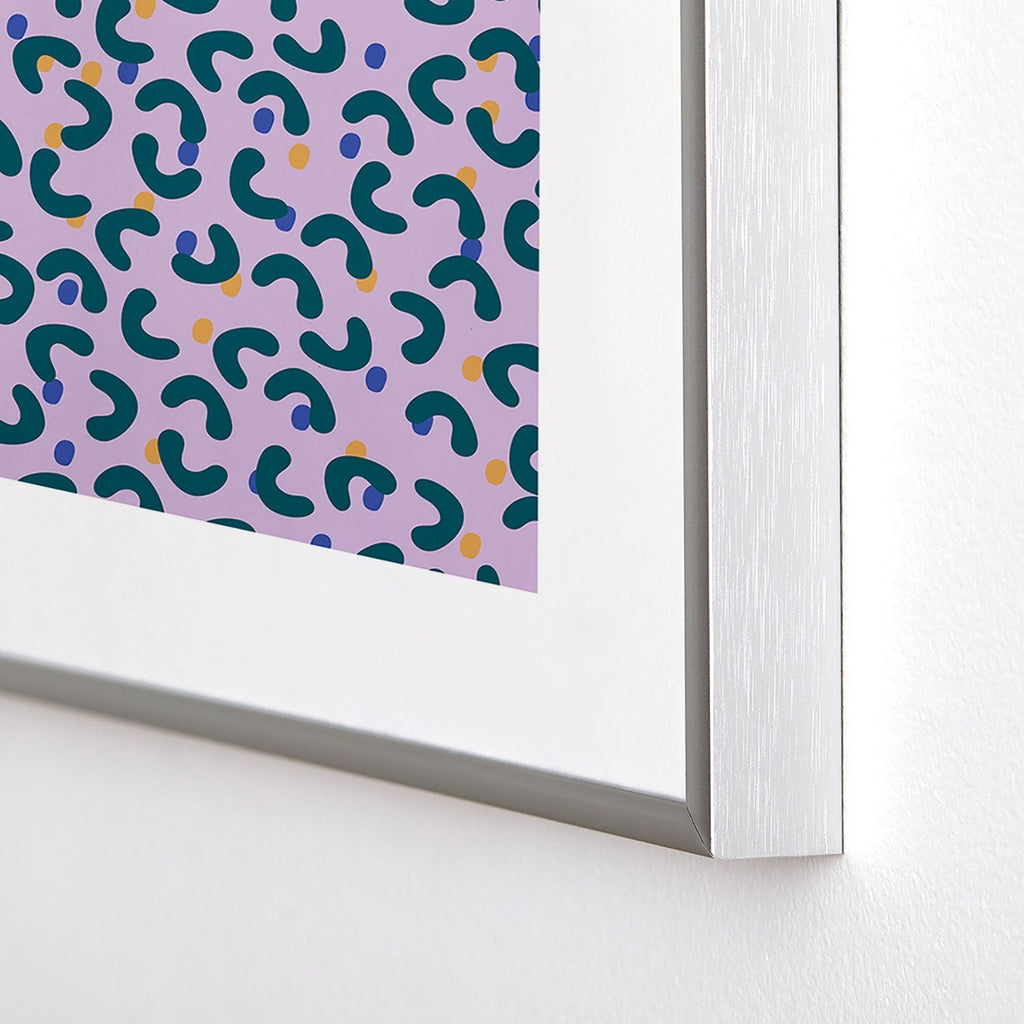 Camilla Foss Pebbles Mix Metal Framed Art Print