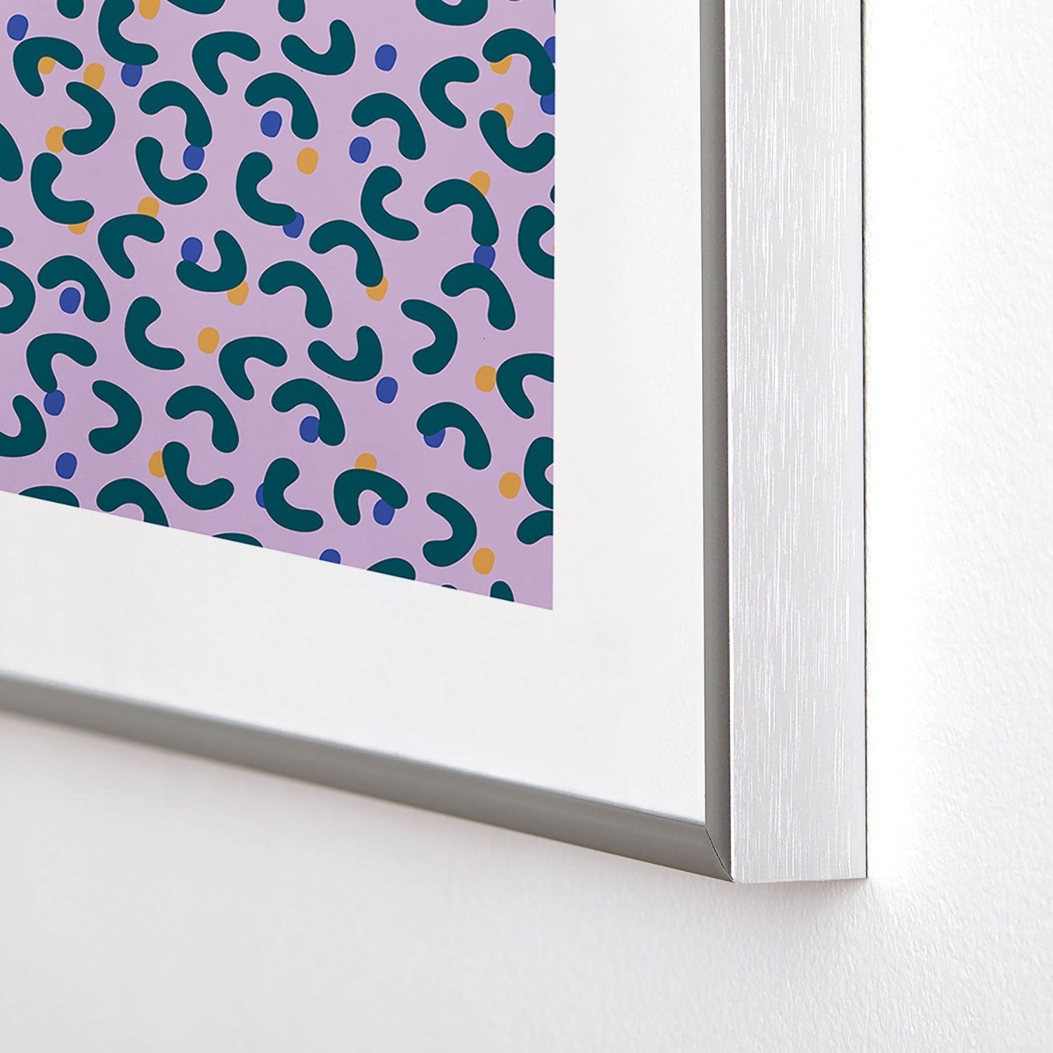 Camilla Foss Pebbles Mix Metal Framed Art Print