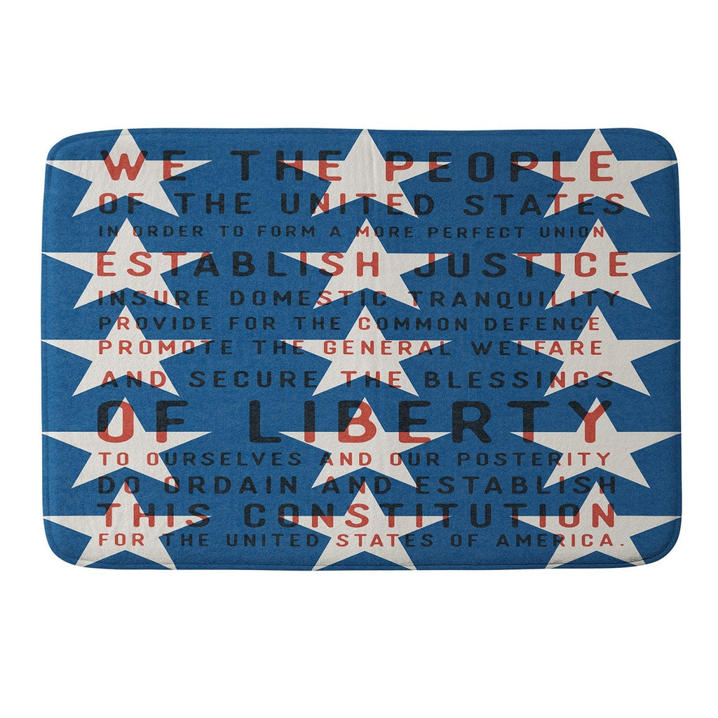 DENY Designs Starred Preamble Memory Foam Bath Mat