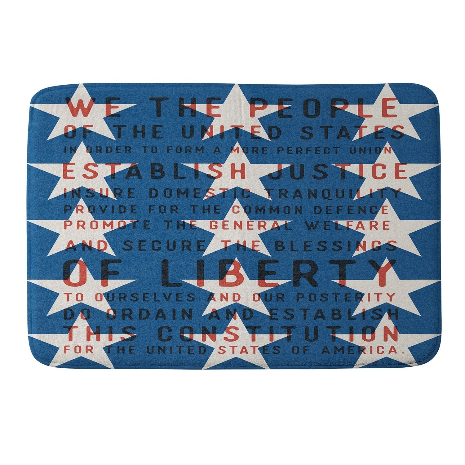 DENY Designs Starred Preamble Memory Foam Bath Mat