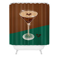Design by Spark Expresso Martini Coffee Beans Shower Curtain