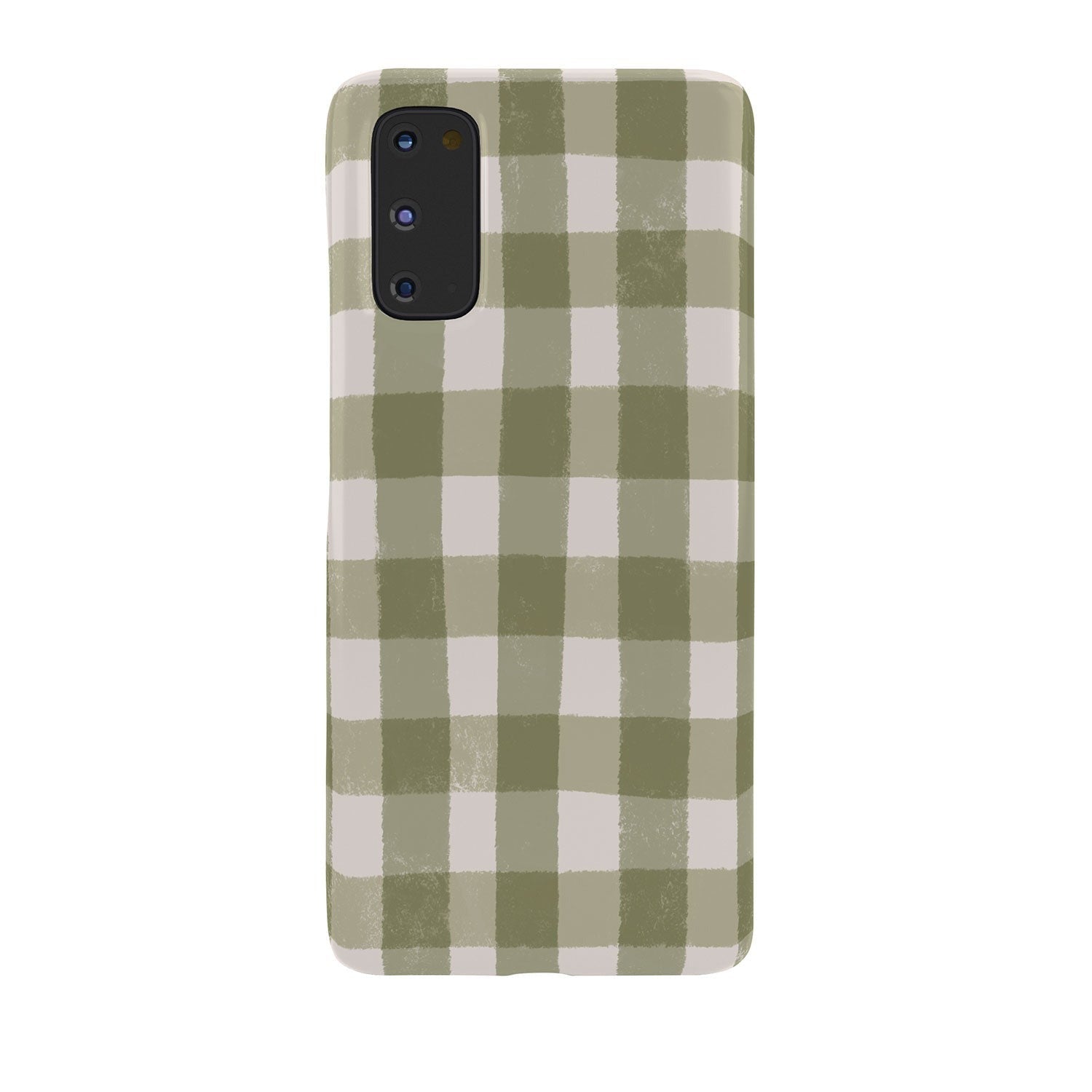 Menina Lisboa Rustic Green Plaid Phone Case