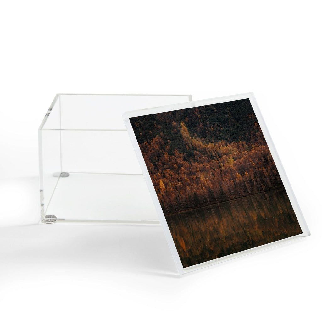 Hannah Kemp Fall Lake Acrylic Box