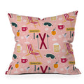Design by Spark Apres Ski Holiday Outdoor Throw Pillow