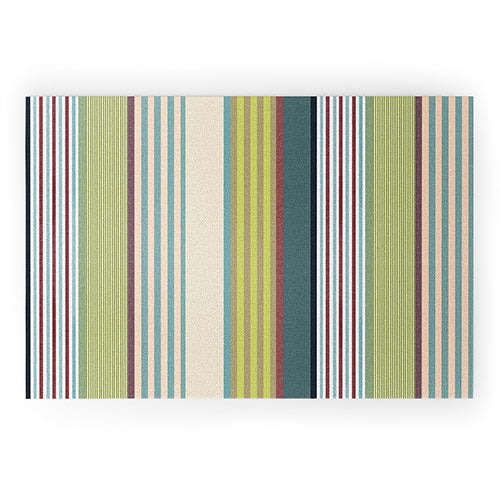 Marta Barragan Camarasa Colorful Stripe Delight Welcome Mat