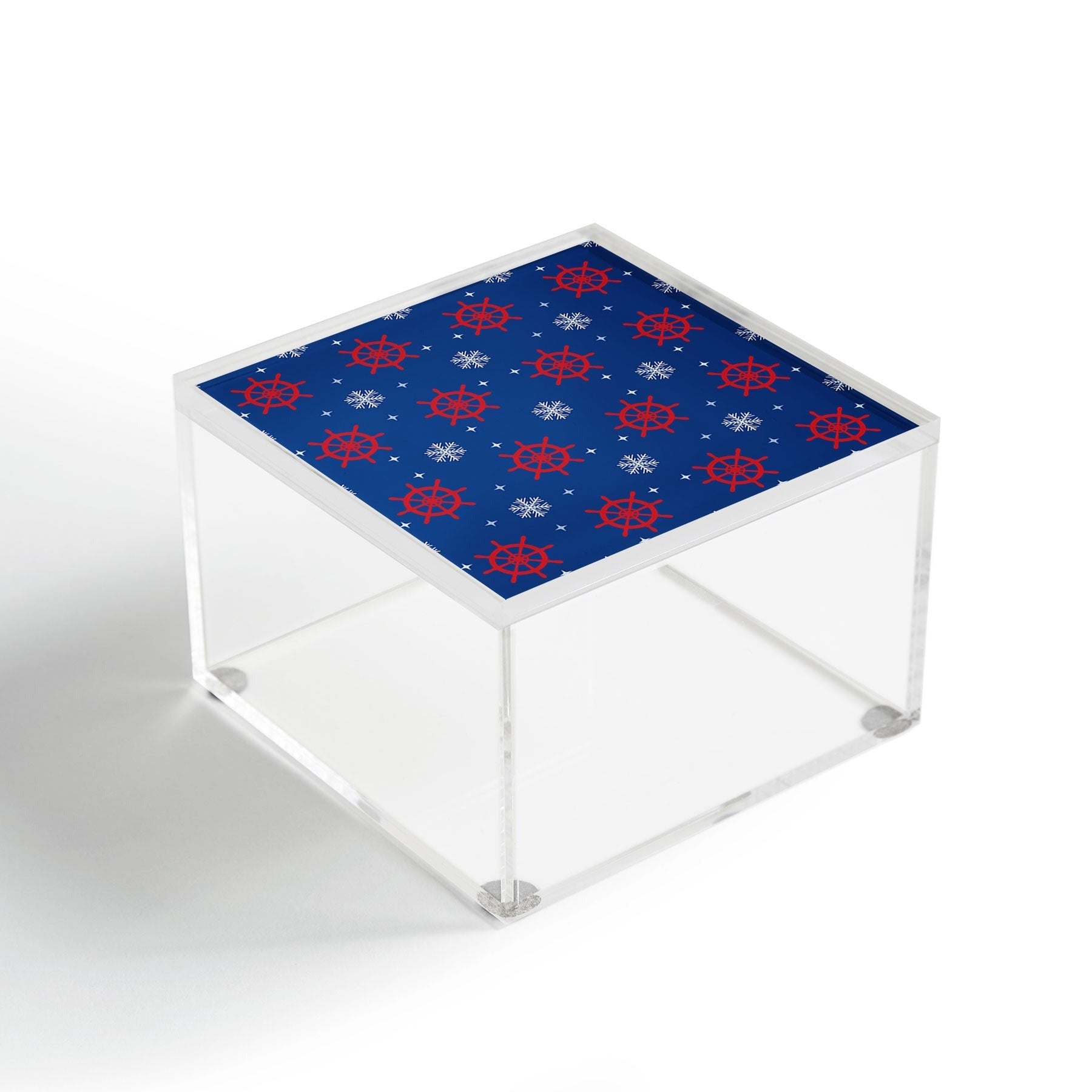 Design by Spark Holiday Helms and Snowflakes Acrylic Box