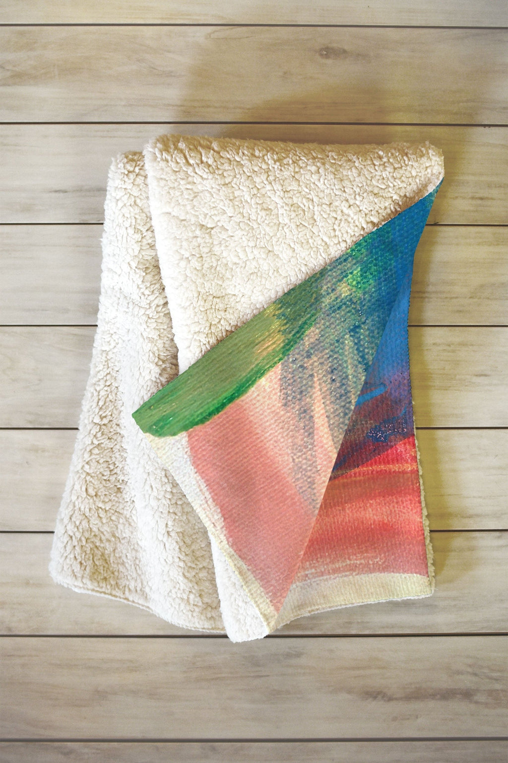 Natalie Baca Lucky in Love Fleece Throw Blanket