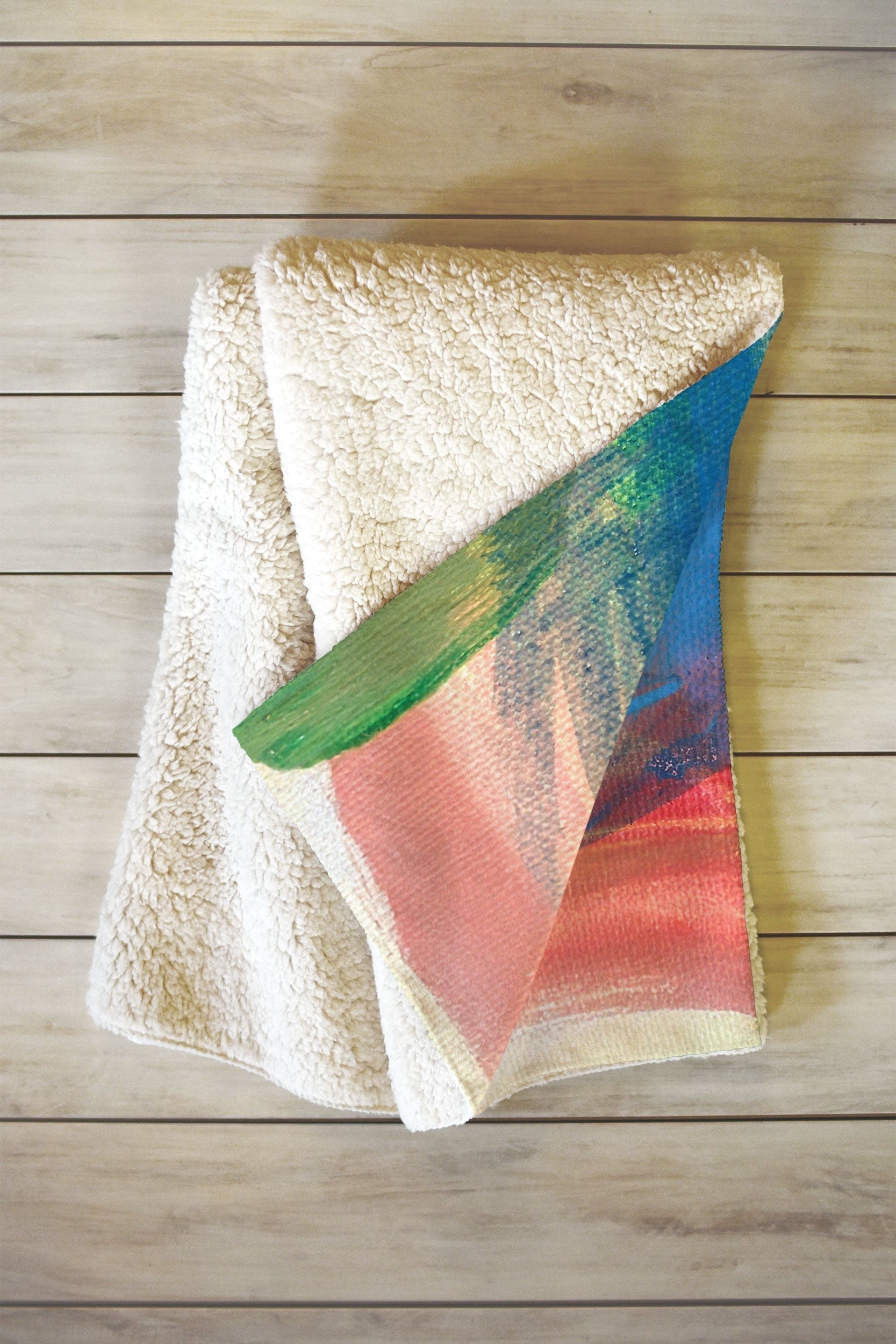 Natalie Baca Lucky in Love Fleece Throw Blanket