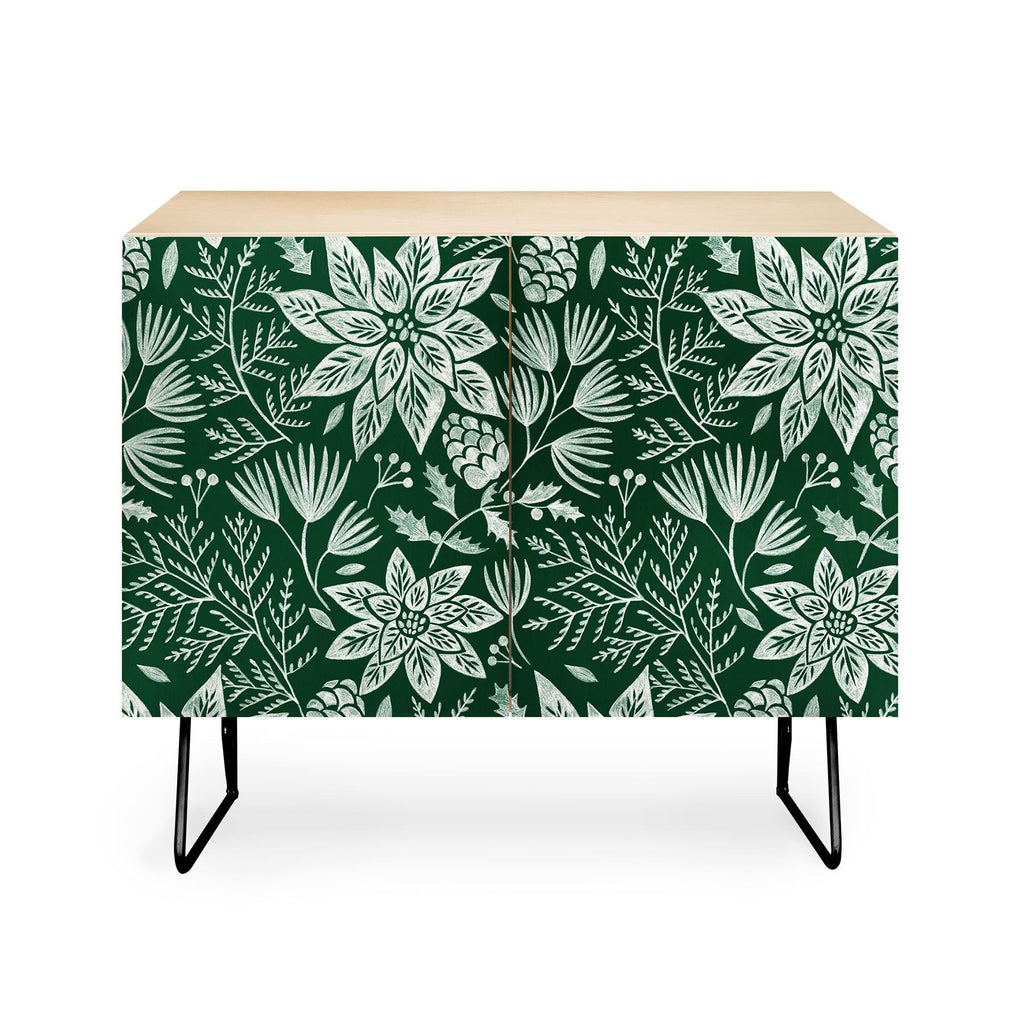 Pimlada Phuapradit Christmas Poinsettia Credenza