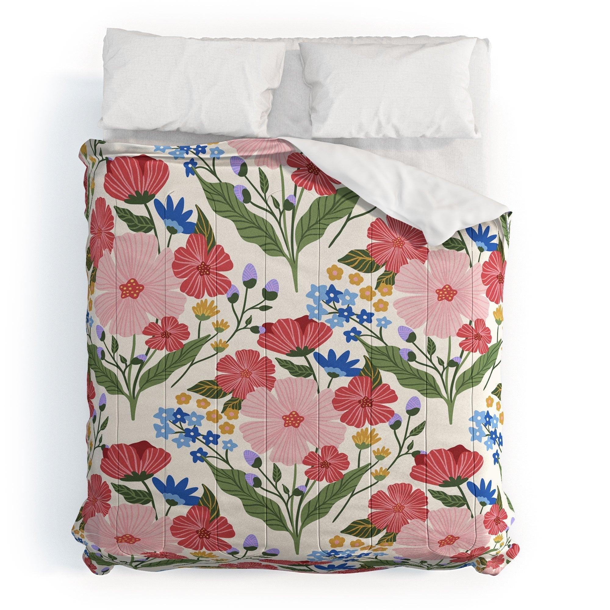Design by Spark Wild Bloom Flowers Comforter