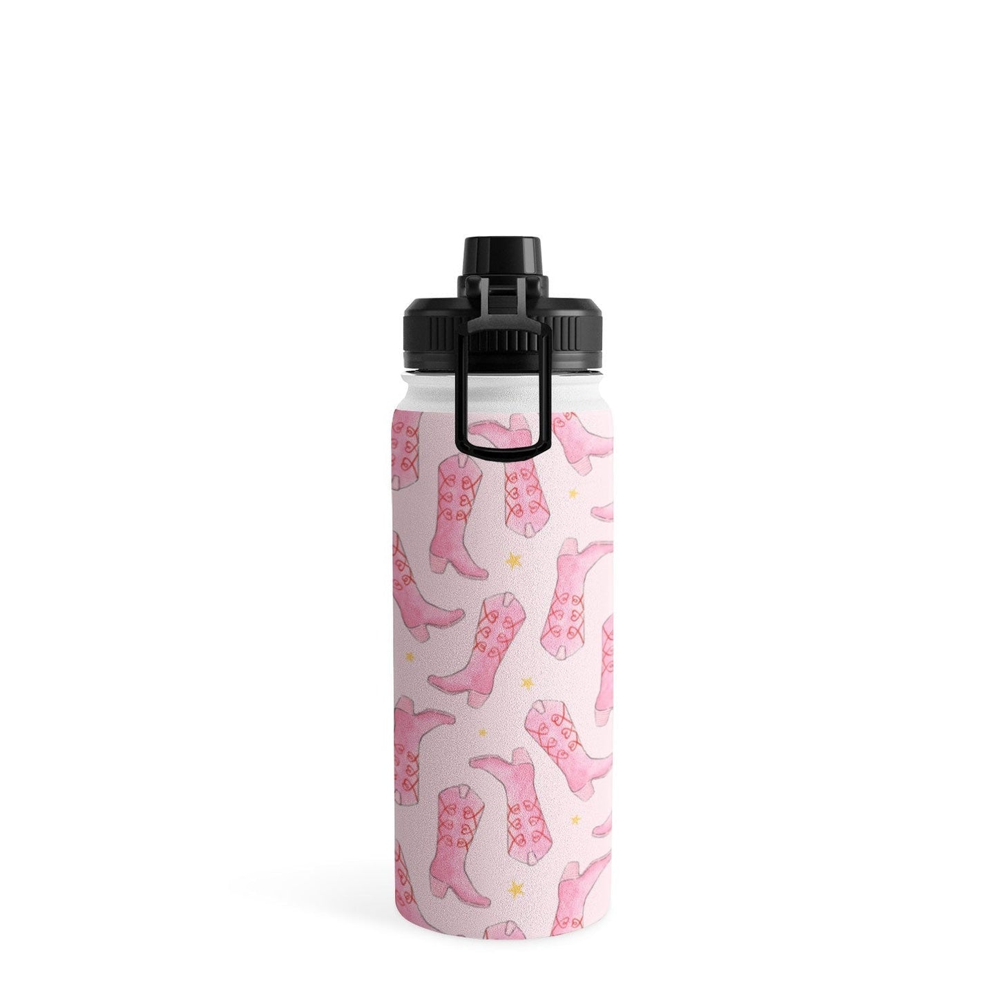 Love_Ryming Stars and Boots Water Bottle