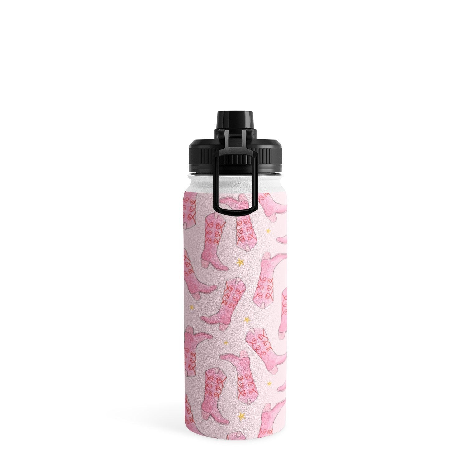 Love_Ryming Stars and Boots Water Bottle