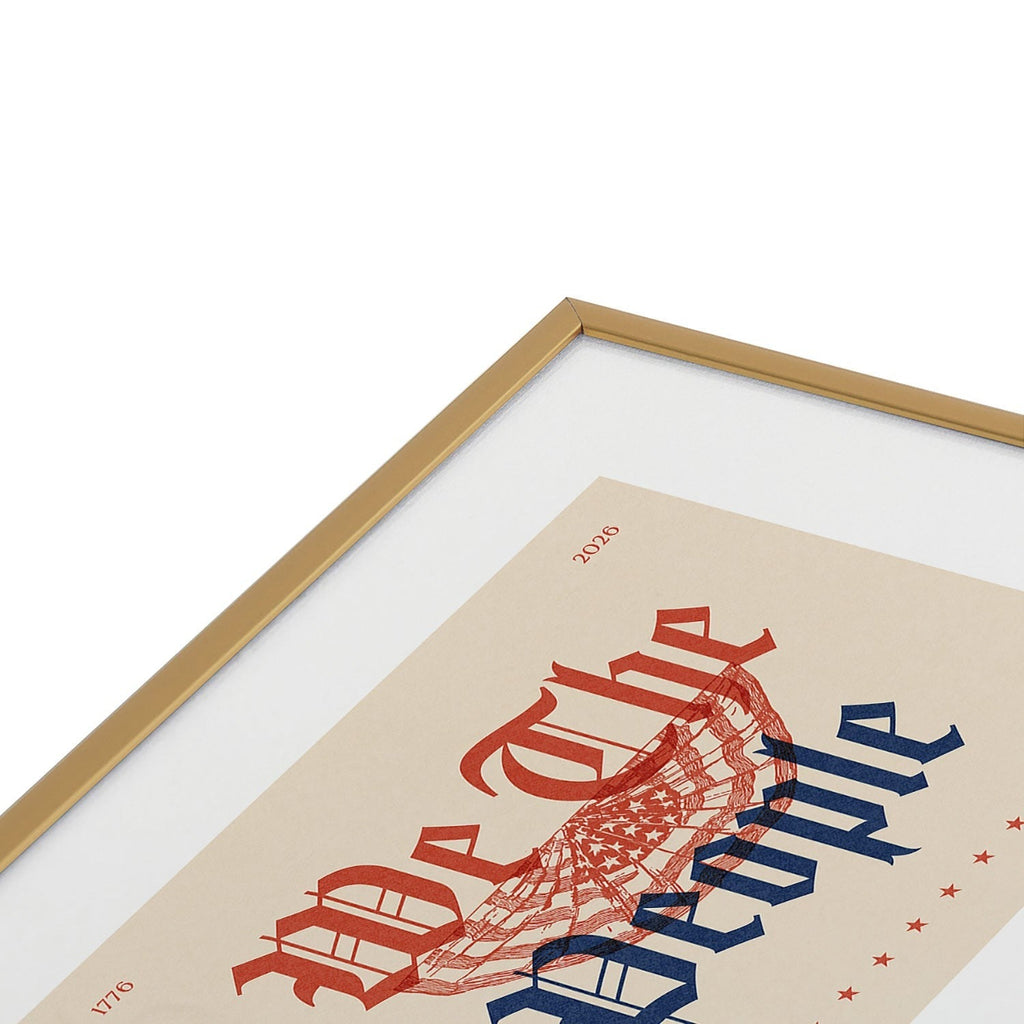 DENY Designs We The People ii Metal Framed Art Print