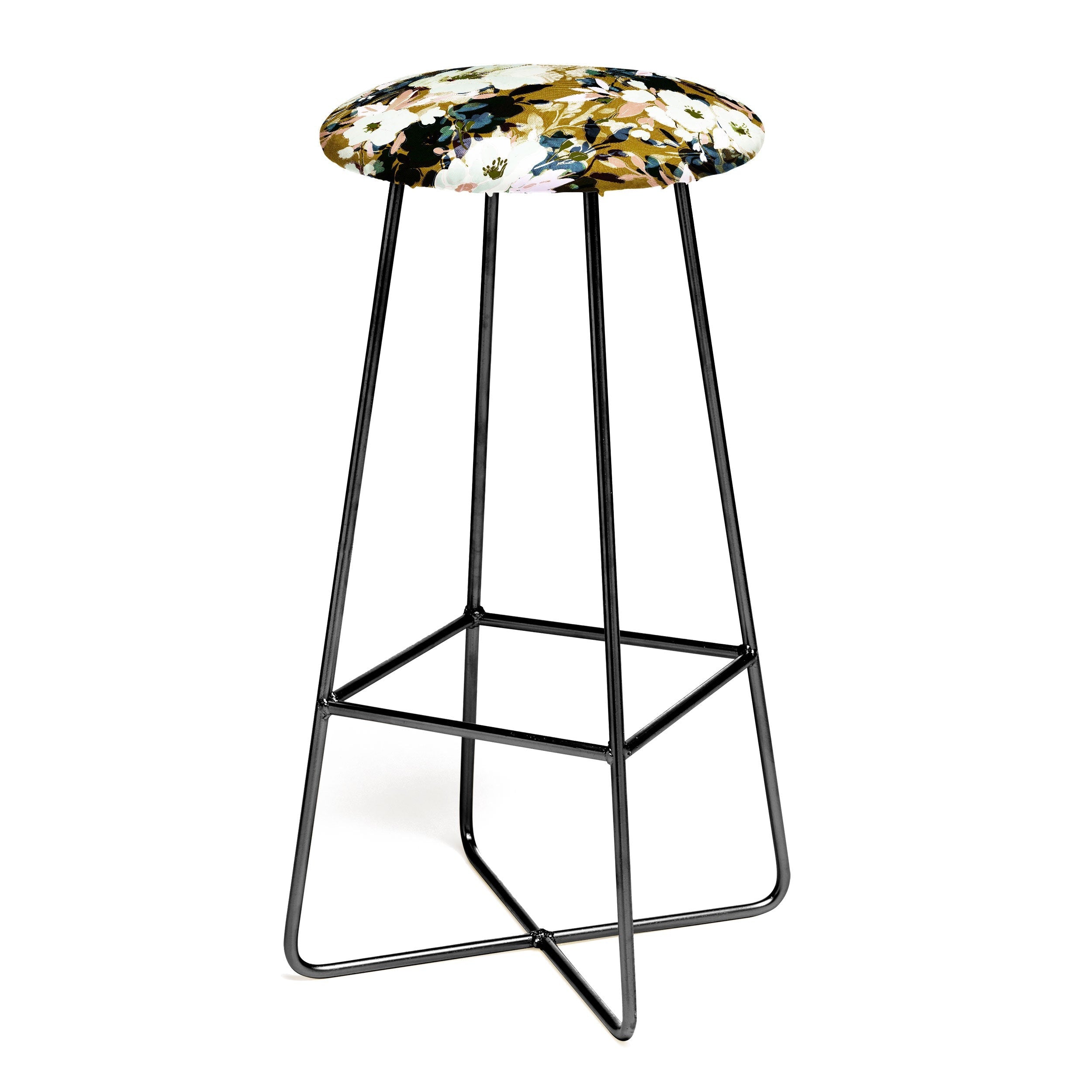 Marta Barragan Camarasa Romantic Floral Fusion Bar Stool