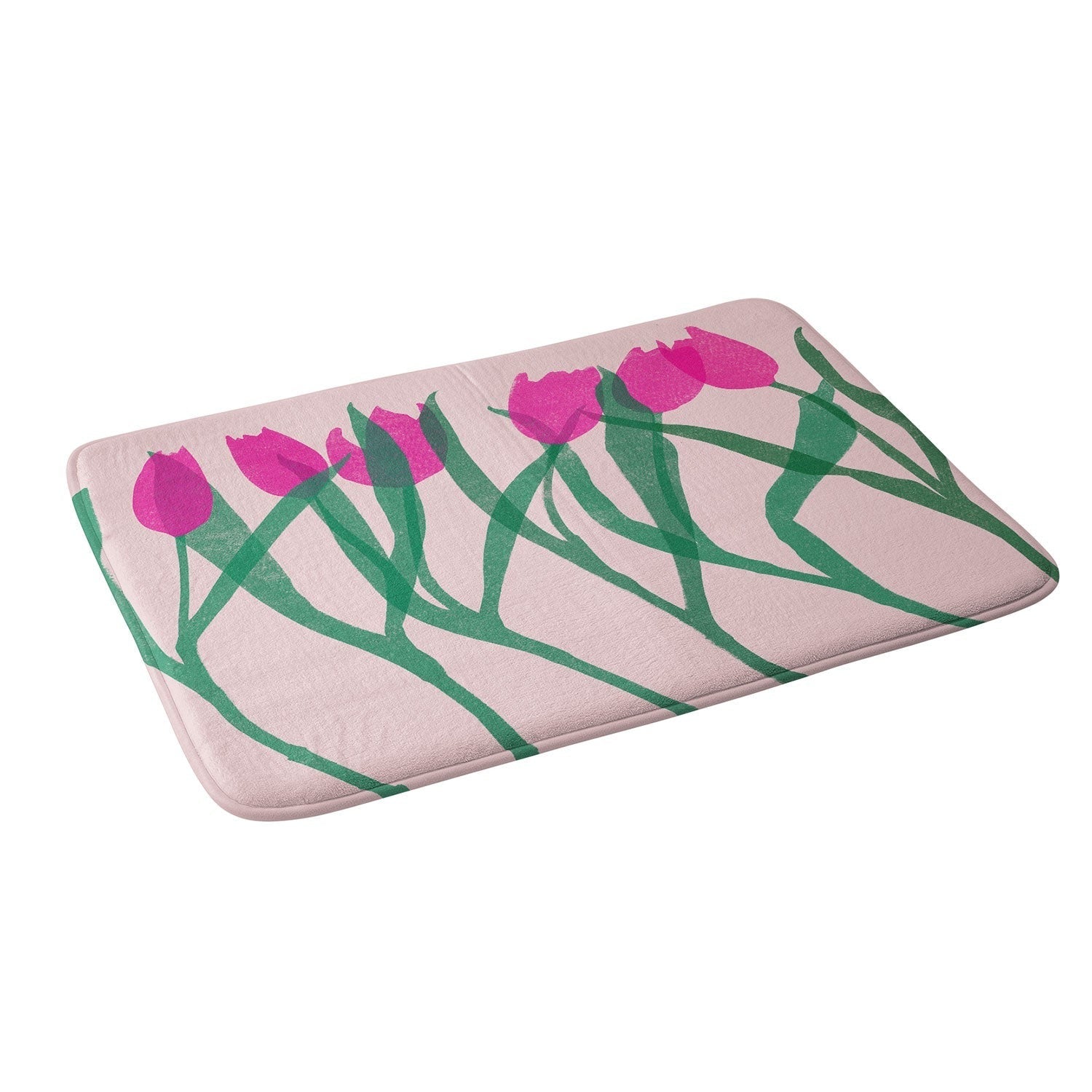 Garima Dhawan tulips 14 Memory Foam Bath Mat