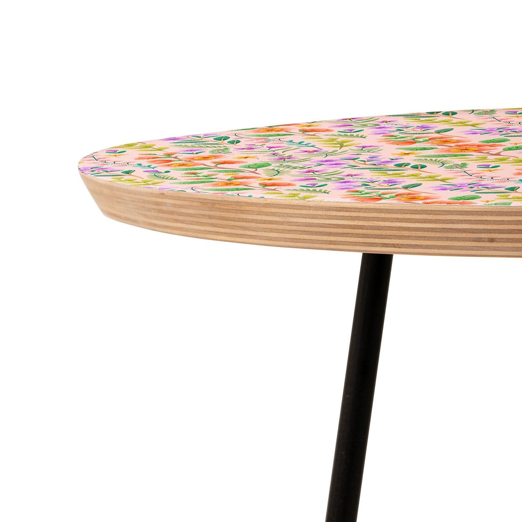 Pimlada Phuapradit Ditsy Spring Floral Round Side Table
