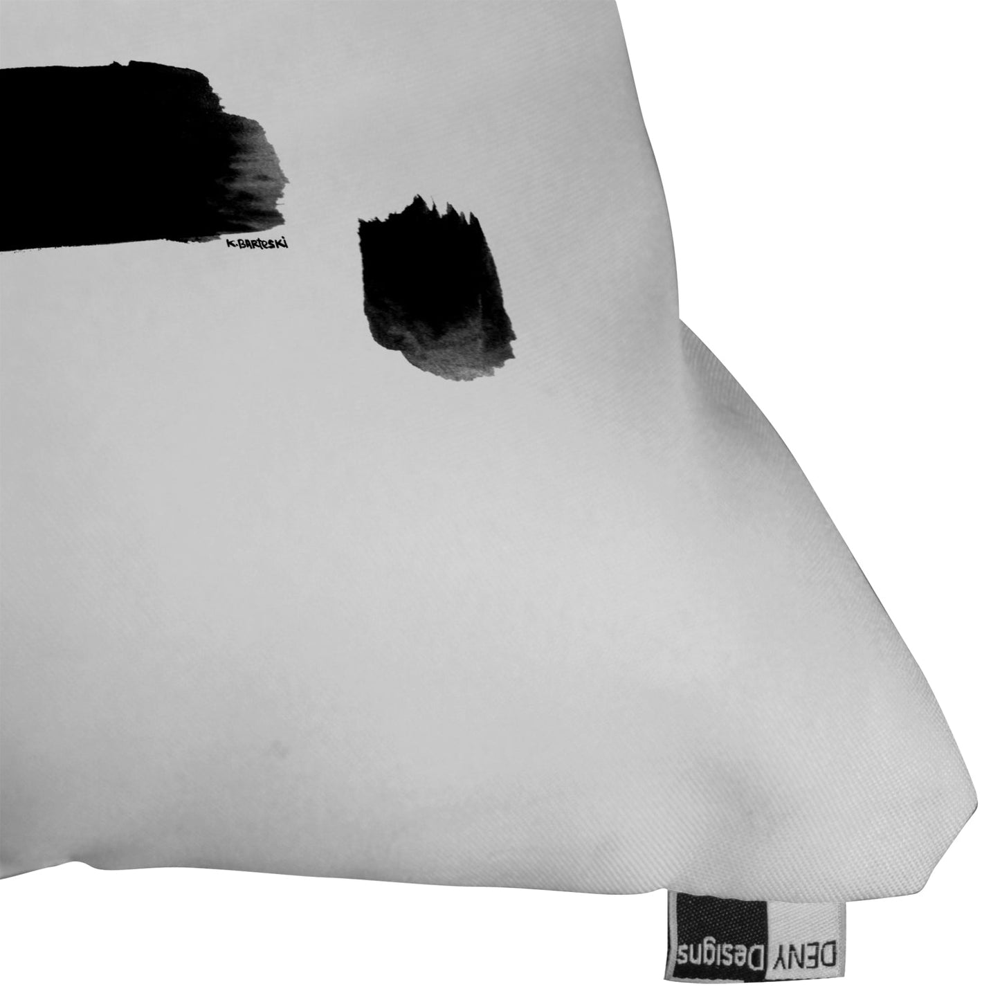 Kal Barteski BE BW Outdoor Throw Pillow