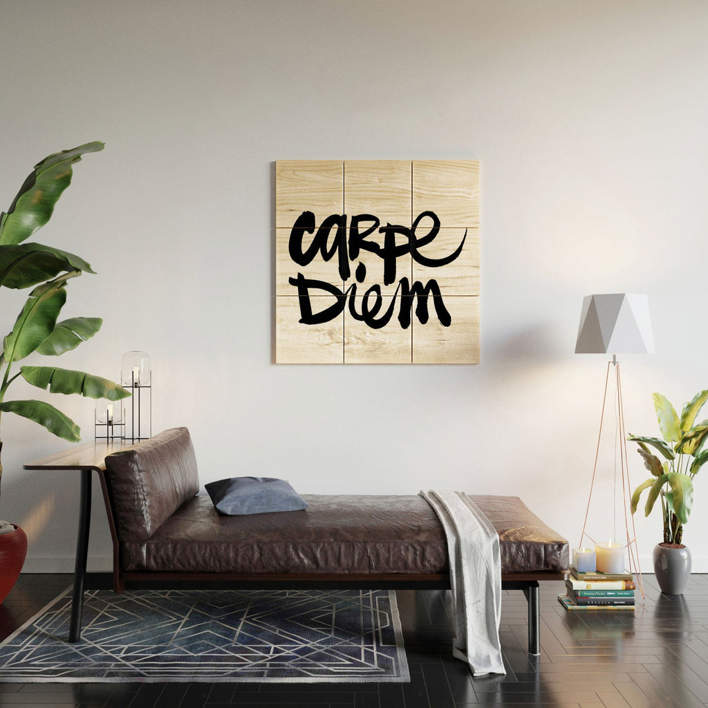 Kal Barteski Carpe Diem Wood Wall Mural
