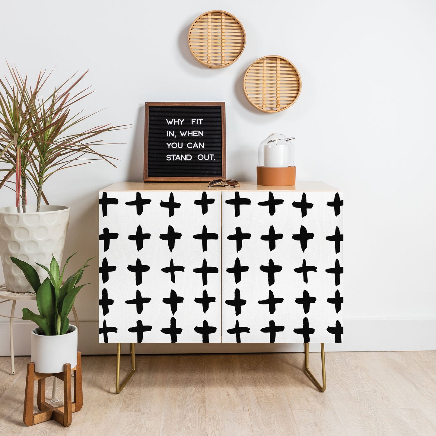 Kal Barteski PLUS white Credenza