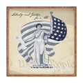 DENY Designs Liberty and Justice Woman Square Tray