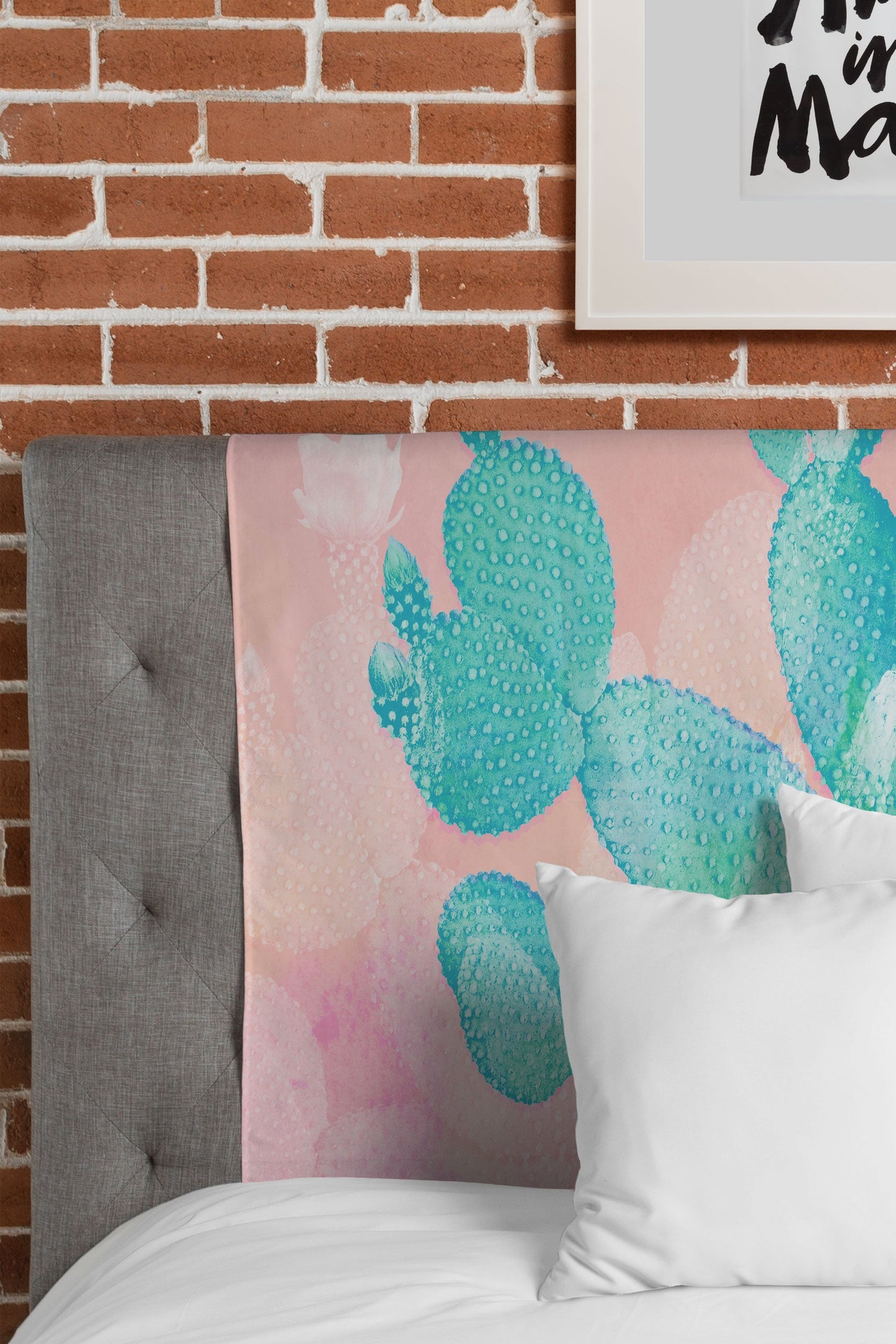 Kangarui Pastel Cactus Tapestry