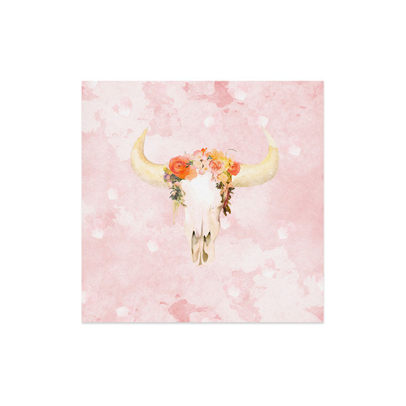 Kangarui Romantic Boho Buffalo Art Print