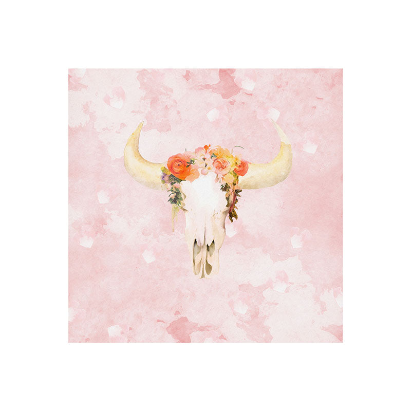 Kangarui Romantic Boho Buffalo Art Print