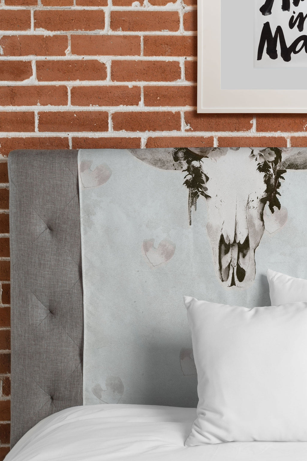 Kangarui Romantic Boho Buffalo III Tapestry