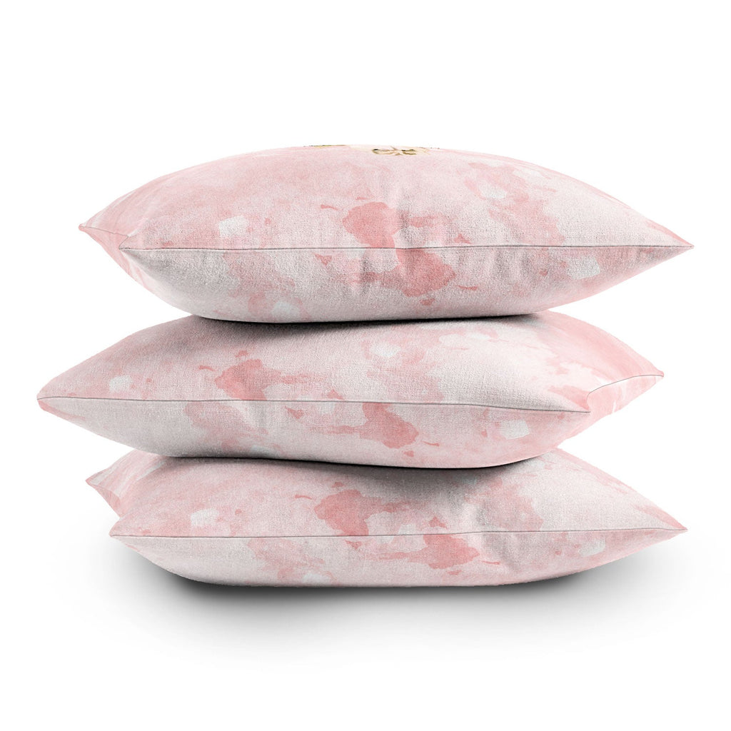 Kangarui Romantic Boho Buffalo Outdoor Throw Pillow
