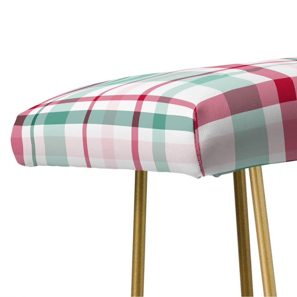 Lisa Argyropoulos Merry Vintage Plaid Bench