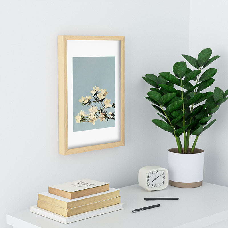 kazegami Japanese Azaleas Recessed Framing Rectangle