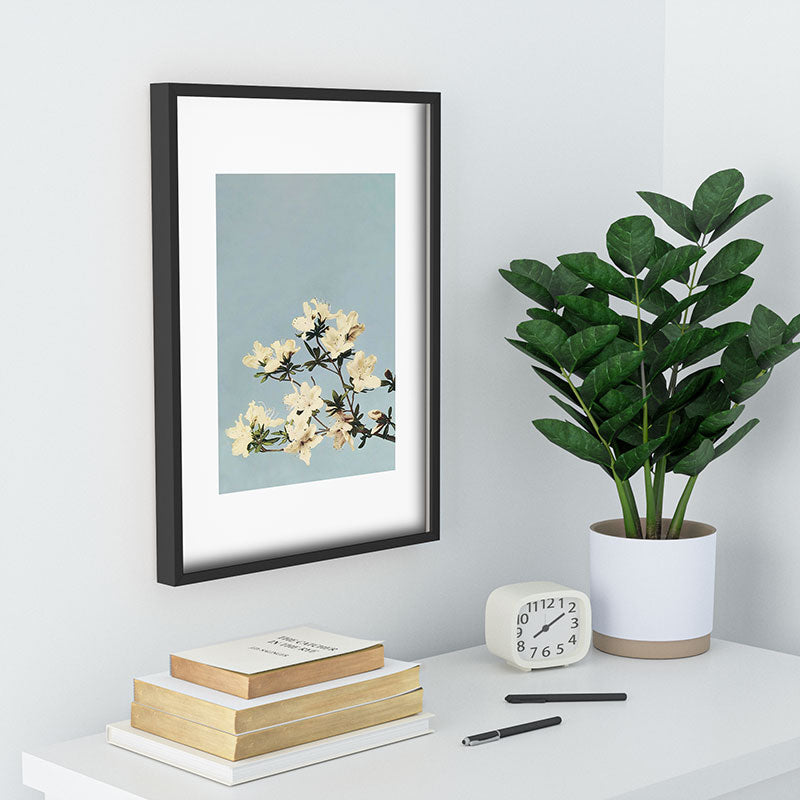 kazegami Japanese Azaleas Recessed Framing Rectangle