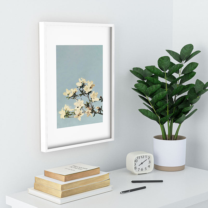 kazegami Japanese Azaleas Recessed Framing Rectangle