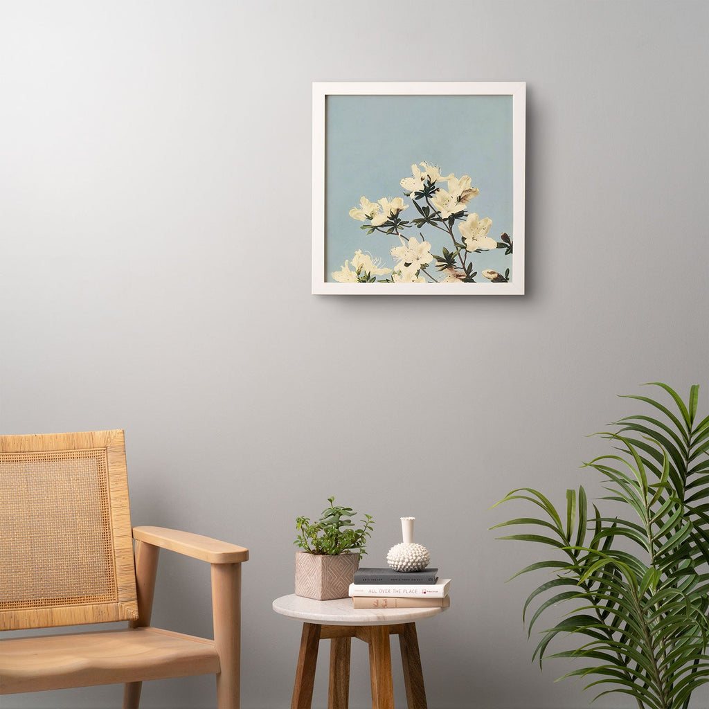 kazegami Japanese Azaleas Framed Wall Art