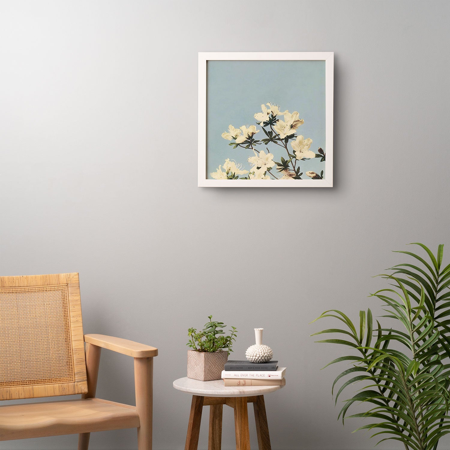 kazegami Japanese Azaleas Framed Wall Art